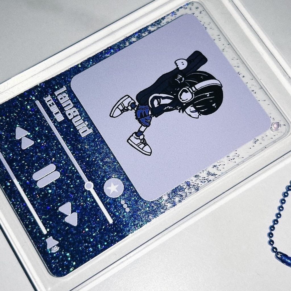 💙Nowplaying acrylic keyholder🩶