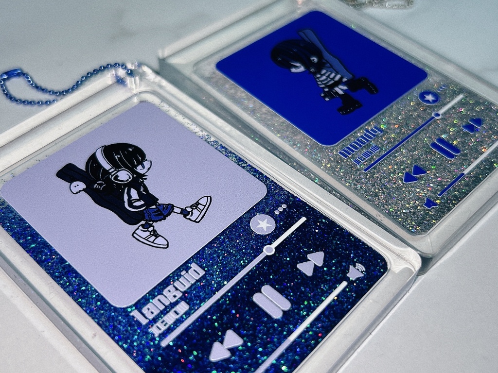 💙Nowplaying acrylic keyholder🩶