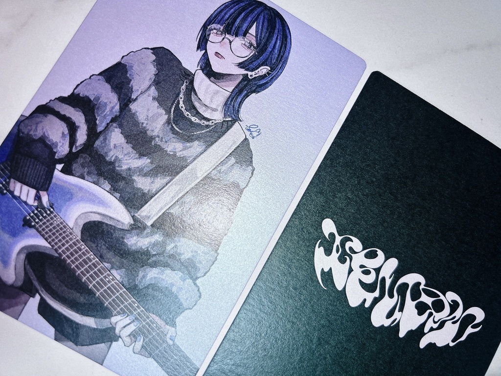 💙BANDGIRLS Perl postcard🤍