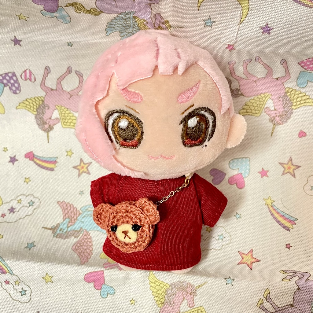 ぬい用 くまちゃんポシェット カラフル