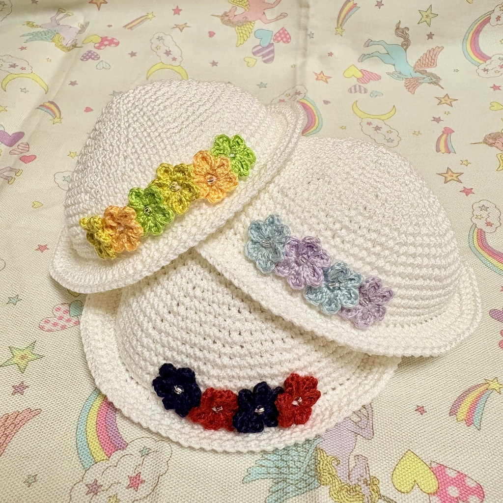 ぬいぐるみ用　お花ぼうし