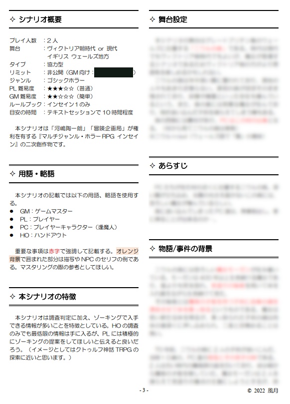 【インセインシナリオ】東の森の魔女