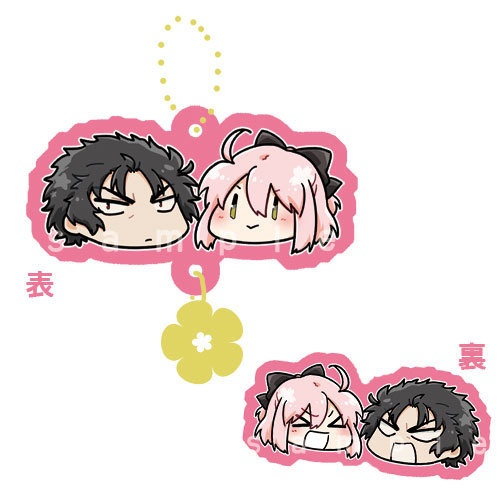 ひじおきアクリルキーホルダー[梅]