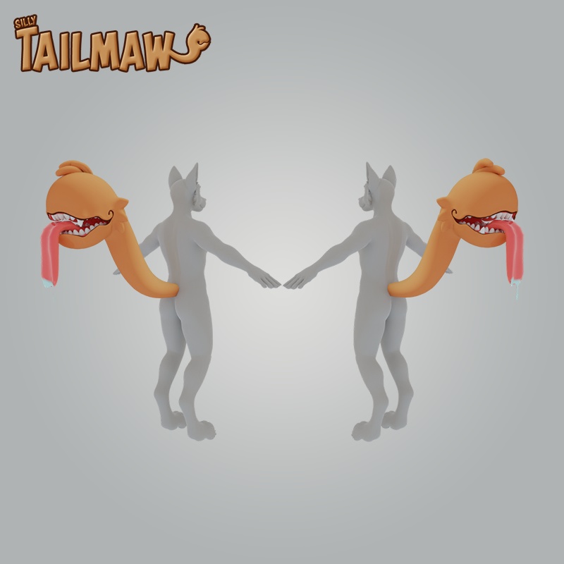 VRChat アバター用の Silly Tailmaw / Silly Tailmaw for VRChat avatars