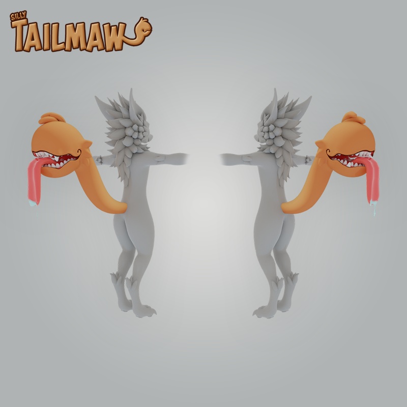 VRChat アバター用の Silly Tailmaw / Silly Tailmaw for VRChat avatars