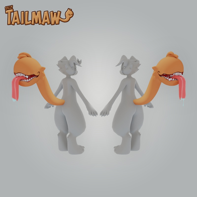 VRChat アバター用の Silly Tailmaw / Silly Tailmaw for VRChat avatars