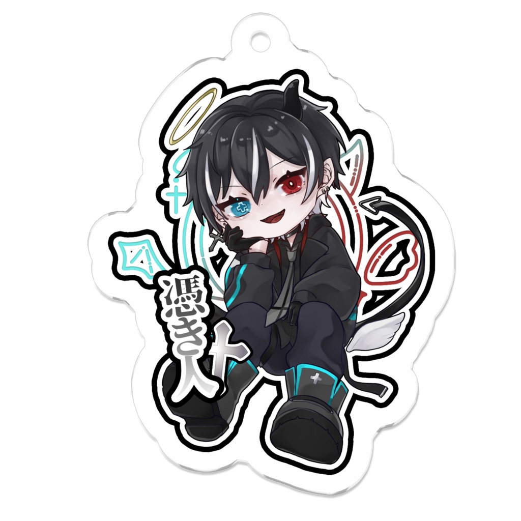 【LINEスタンプ風アクリルキーホルダー】聖音ロキア