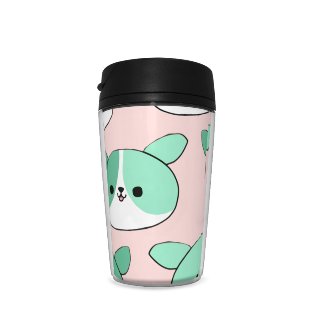 こんぶ犬がいっぱいタンブラー