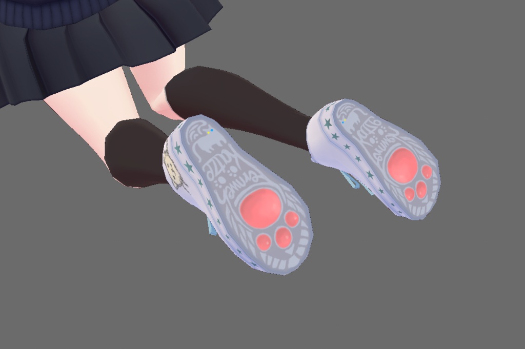 【無料】β版Vroid用猫のバッシュテクスチャ