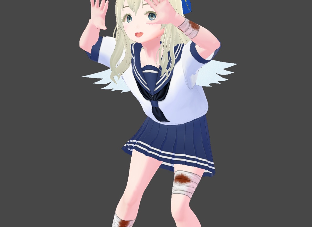 【無料】Vroid正式版用の包帯テクスチャ(腕と脚)