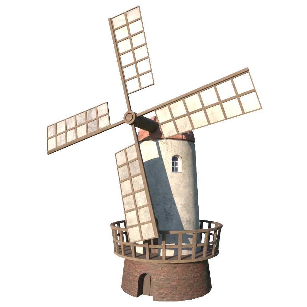 【3Dモデル】風車 -Windmill-