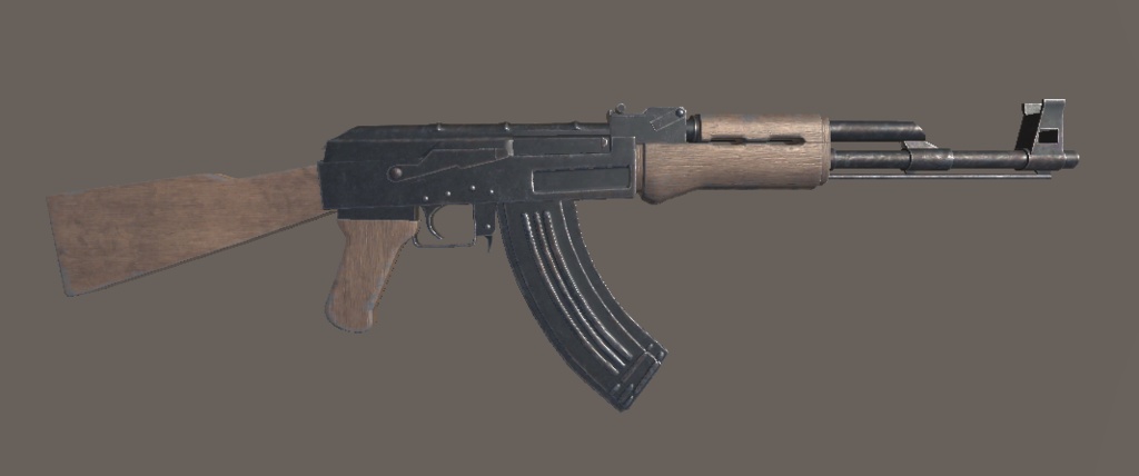 3Dモデル】アサルトライフル -AK-47- - M3D Lab. - BOOTH