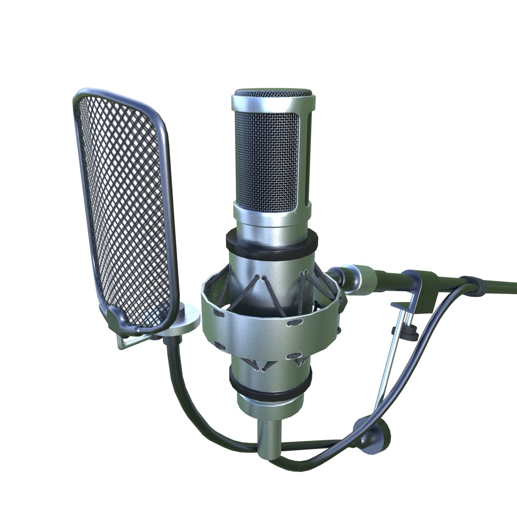 【3Dモデル】マイク -Mic-