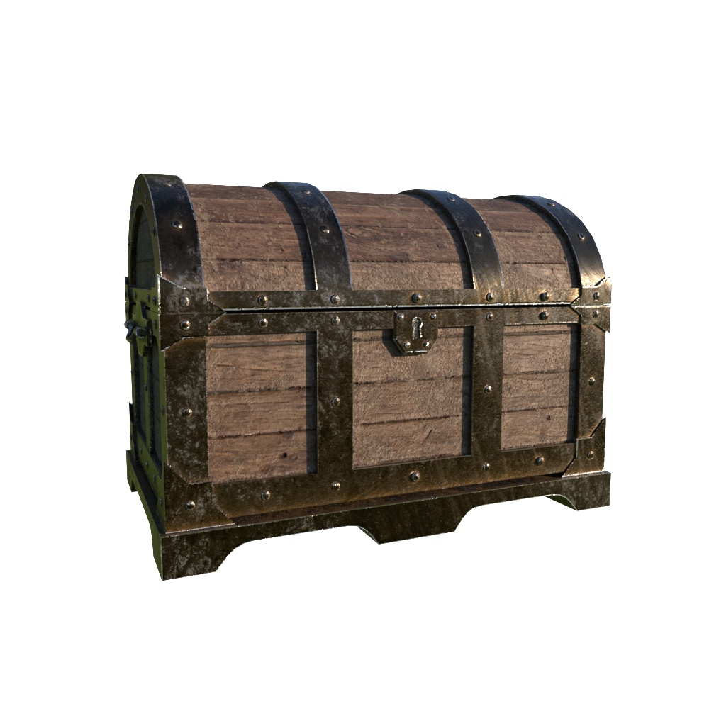 【3Dモデル】宝箱 -Chest_G-
