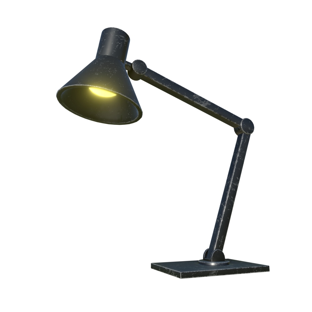 【3Dモデル】デスクライト -Desk_Light- 2Color