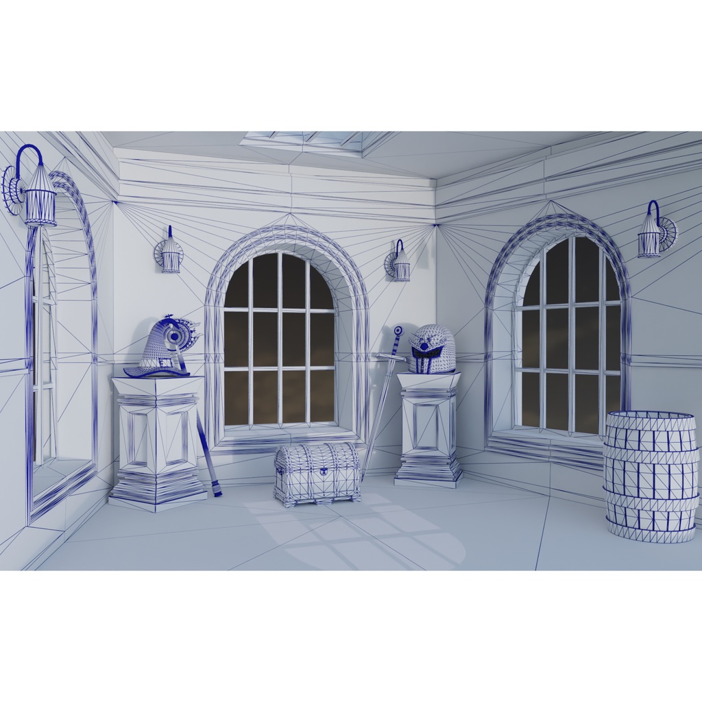 【3Dモデル】ファンタジー背景 -FANTASY_BG-