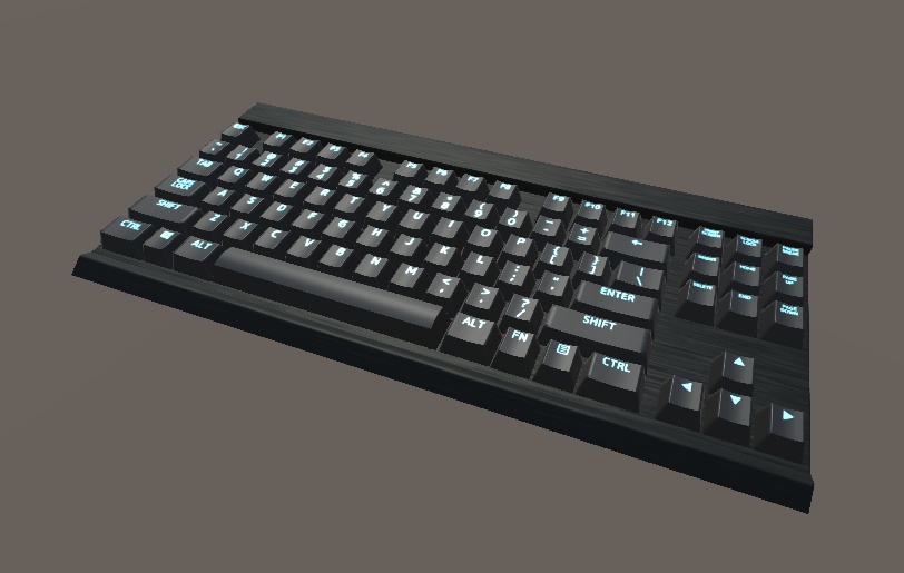 【3Dモデル】ゲーミングキーボード -Gaming_Keyboard-