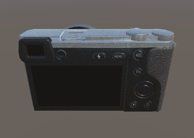 【3Dモデル】ミラーレス一眼カメラ -Camera_a-