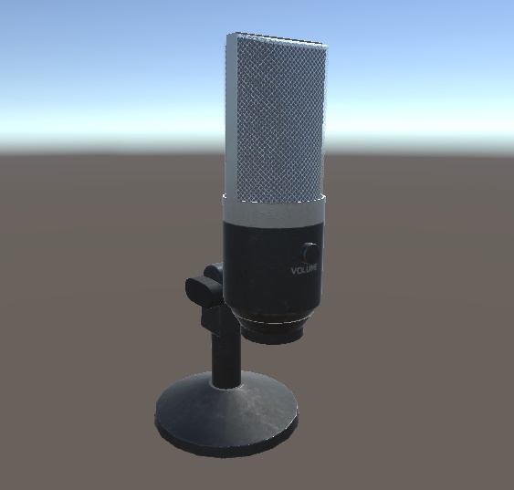 【3Dモデル】マイク -Mic_G-