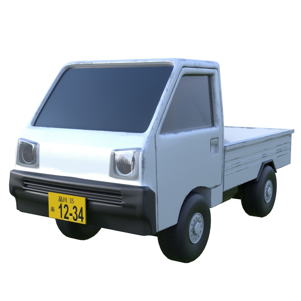 【3Dモデル】軽トラック -Truck_K-