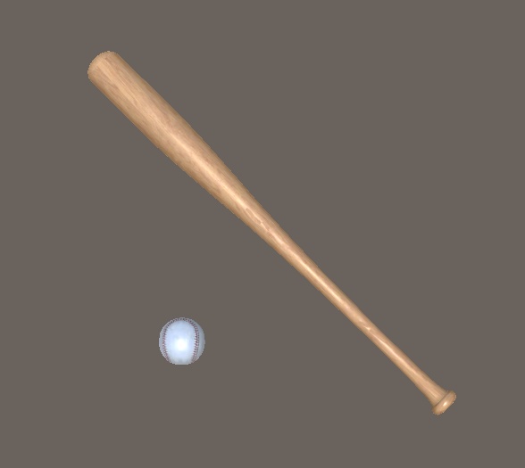 【3Dモデル】野球バット -Baseball_bat-