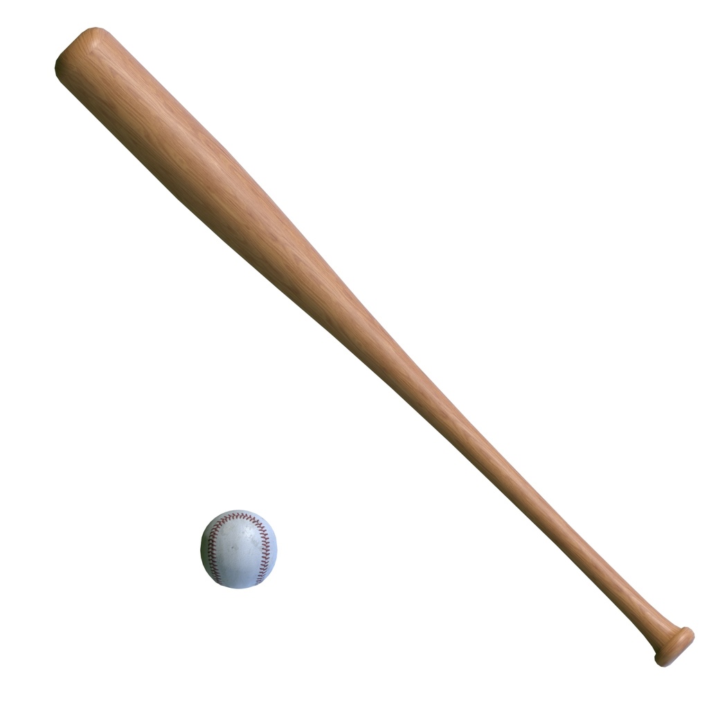 【3Dモデル】野球バット -Baseball_bat-