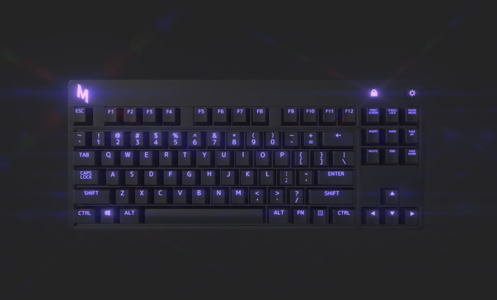 【3Dモデル】ゲーミングキーボード -Gaming_Keyboard_Pro-