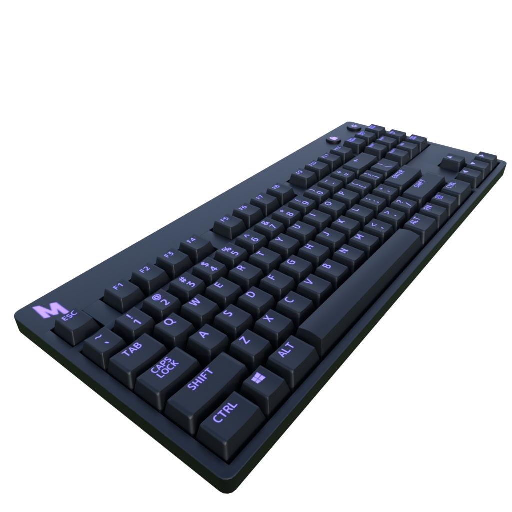 【3Dモデル】ゲーミングキーボード -Gaming_Keyboard_Pro-
