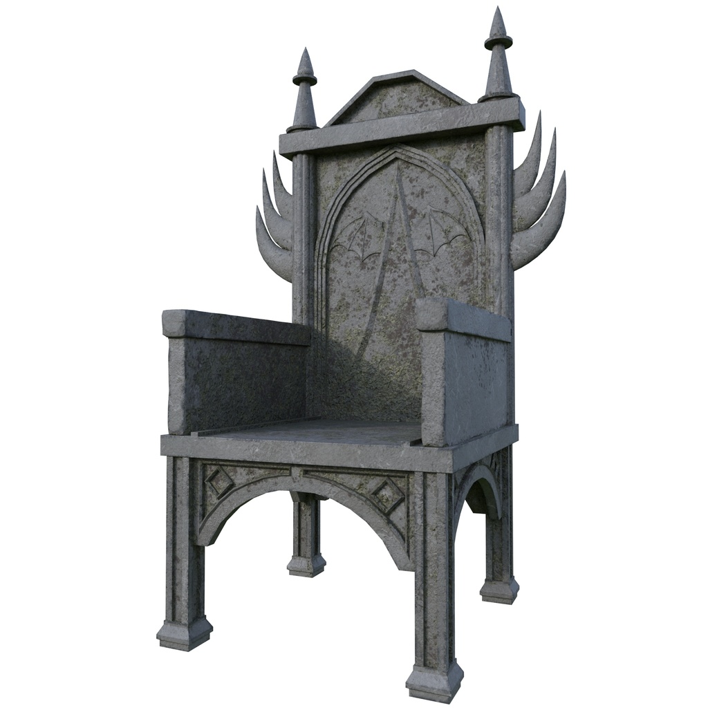 【3Dモデル】玉座 -Throne-
