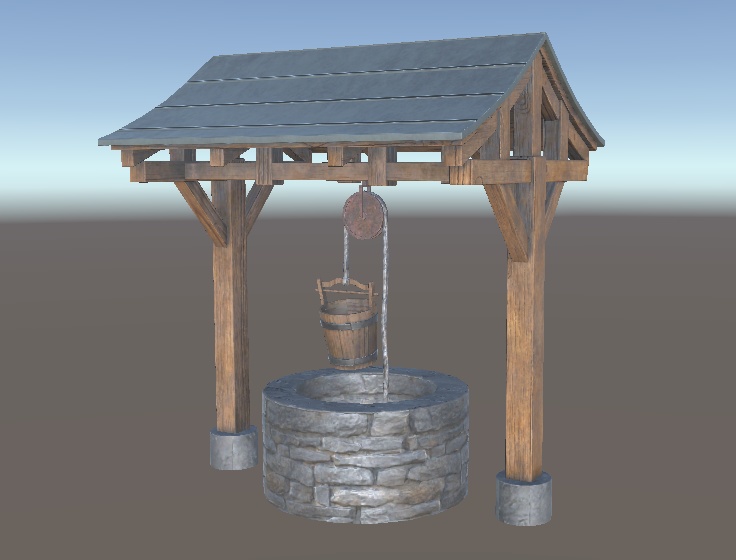 【3Dモデル】井戸 -Ido-