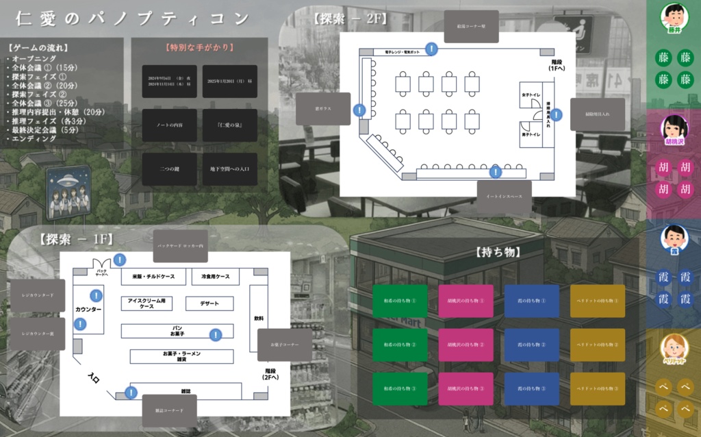 【無料】マーダーミステリー「仁愛のパノプティコン」