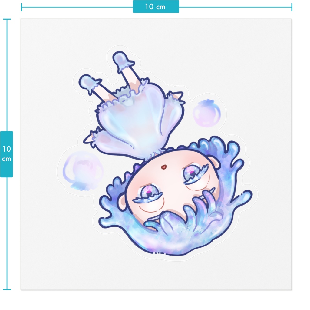 きゃのじぇりくん ステッカー