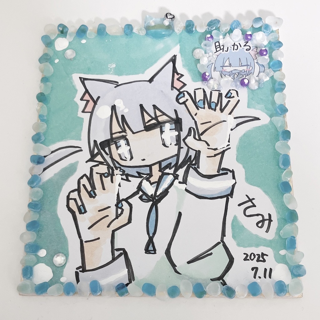 色紙03 にゃー