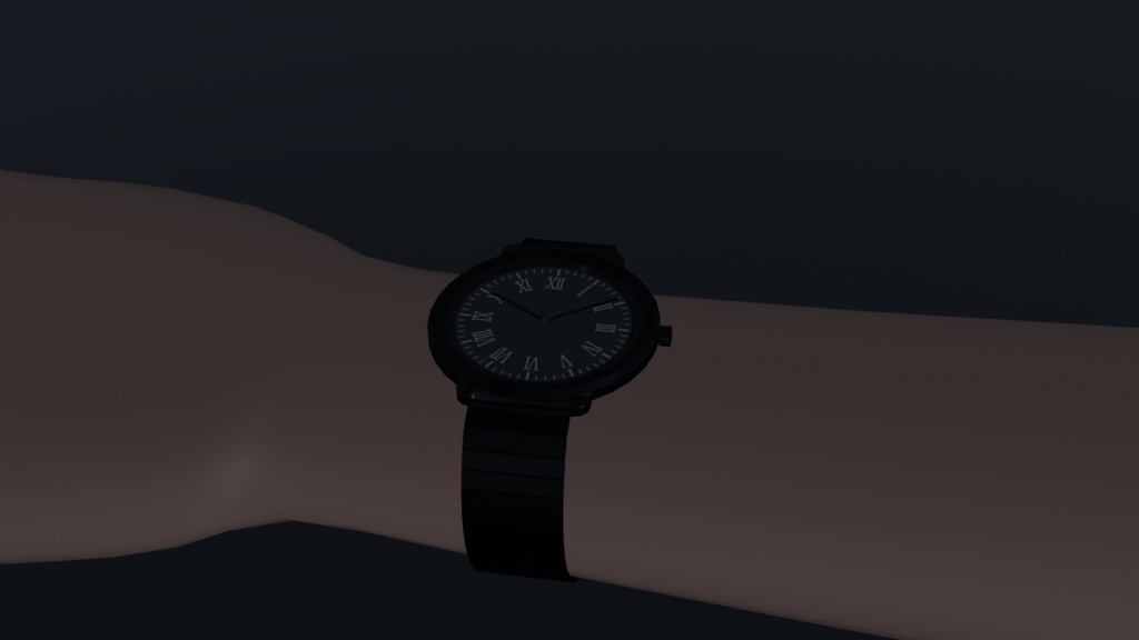 『Blender』『VRChat』腕時計