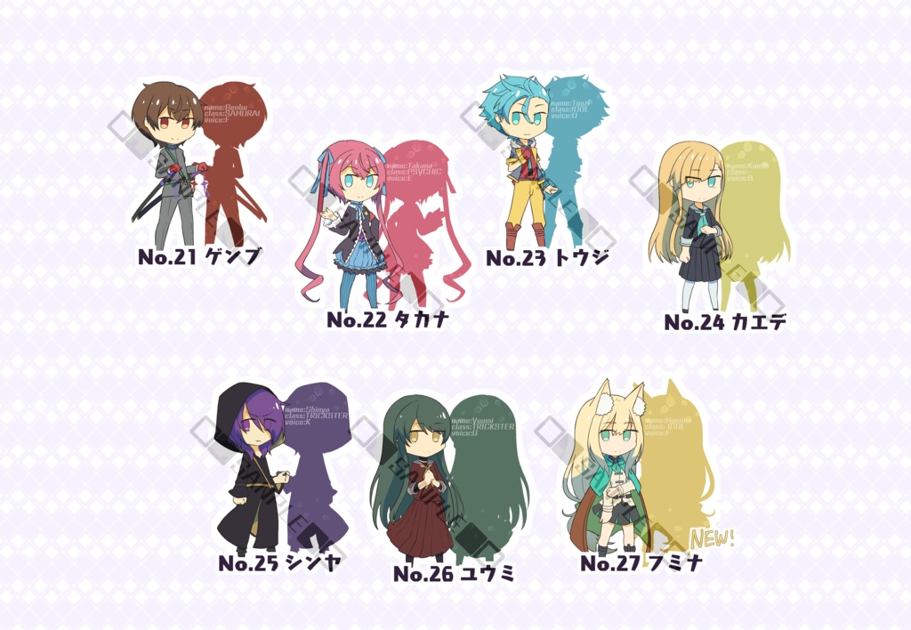 2020~2020-Ⅱうちのこアクリルスタンド(グループC)