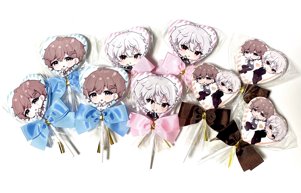 【非公式】ハート型缶バッジ【再販】