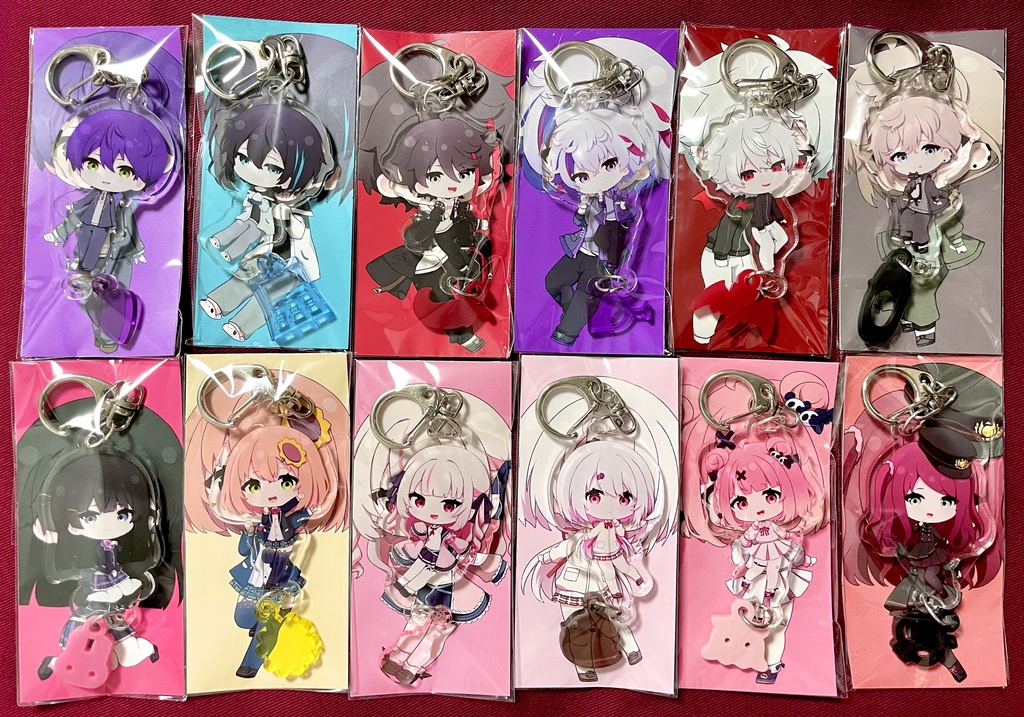 【非公式】チャーム付きアクキー【#にじそうさく05】