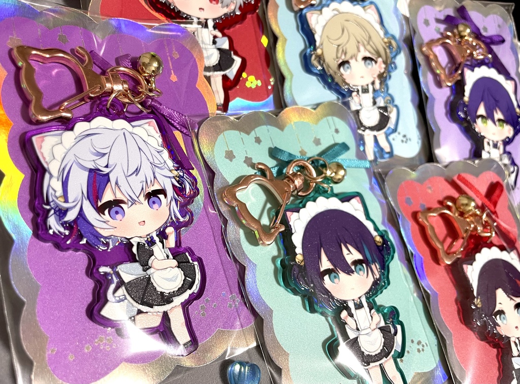 【非公式】にじさんじにゃんこメイド【アクリルキーホルダー】