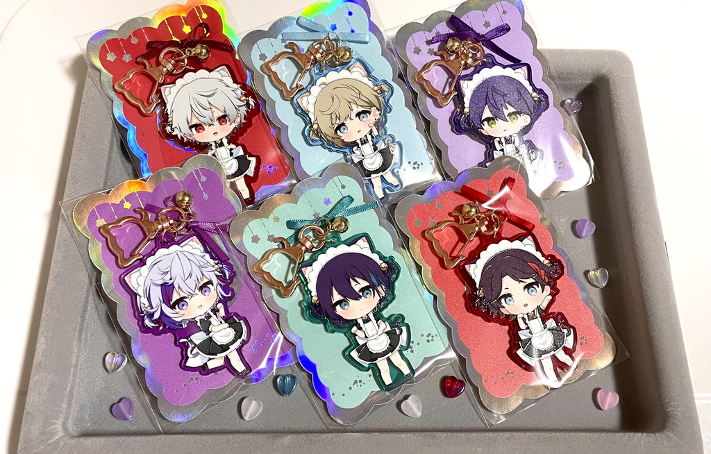 【非公式】にじさんじにゃんこメイド【アクリルキーホルダー】