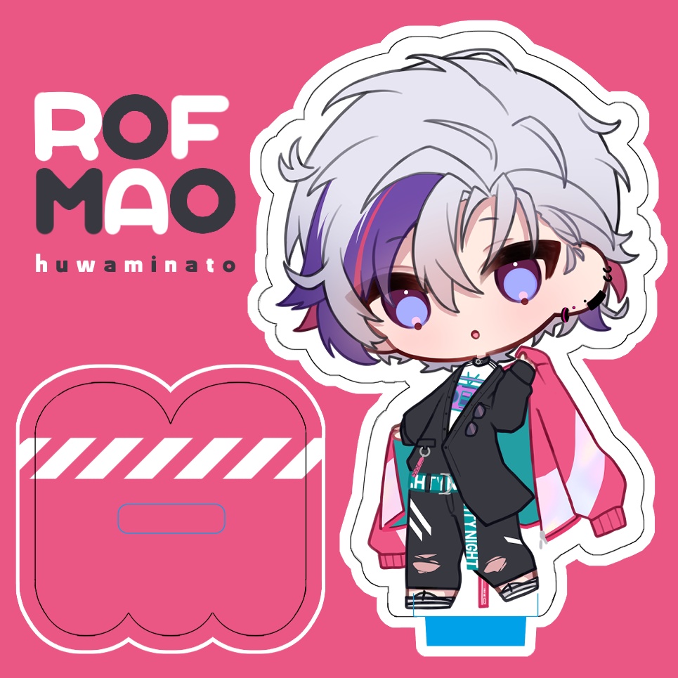 【非公式】ろふまおプレートアクスタ