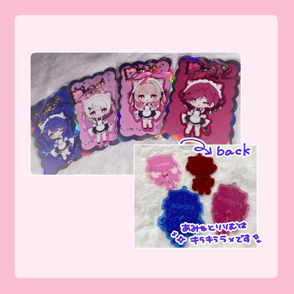 【非公式】にじさんじにゃんこメイドアクキー