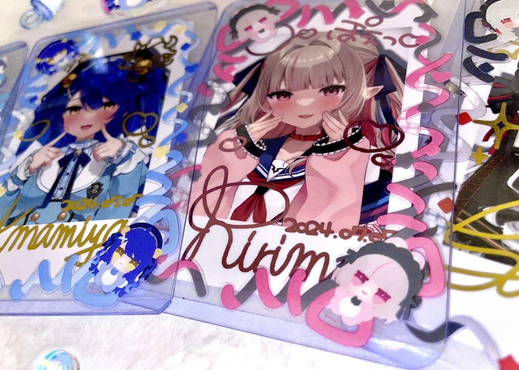 【非公式】♥️チェキデコクリアシール🩷【にじそうさく09】