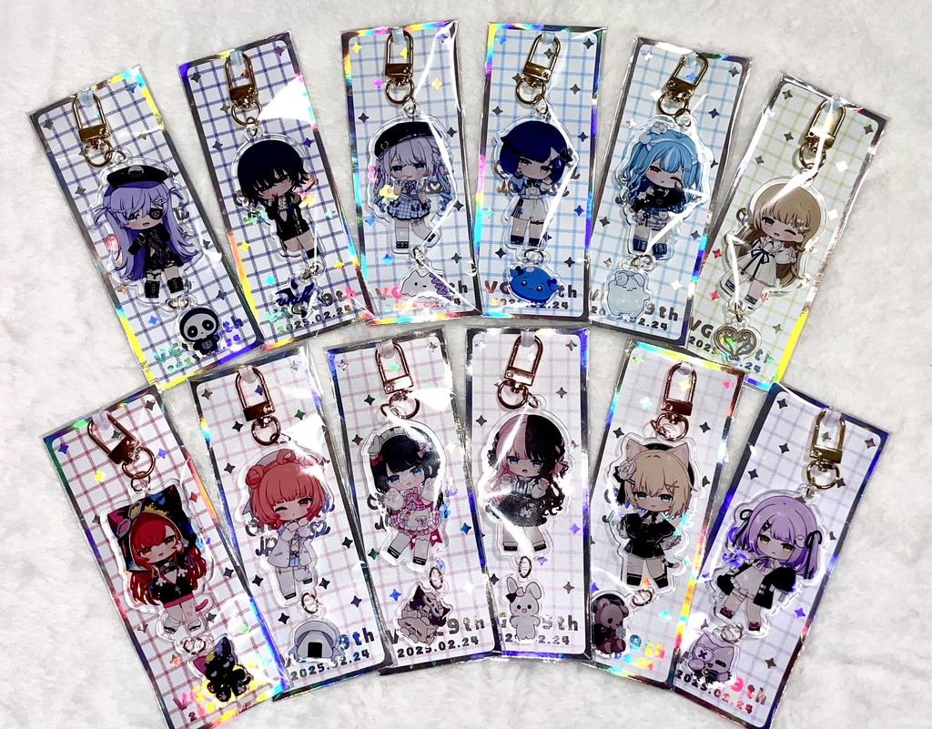 【非公式】ゆらゆらチャーム付きアクキー【VGGC9th】