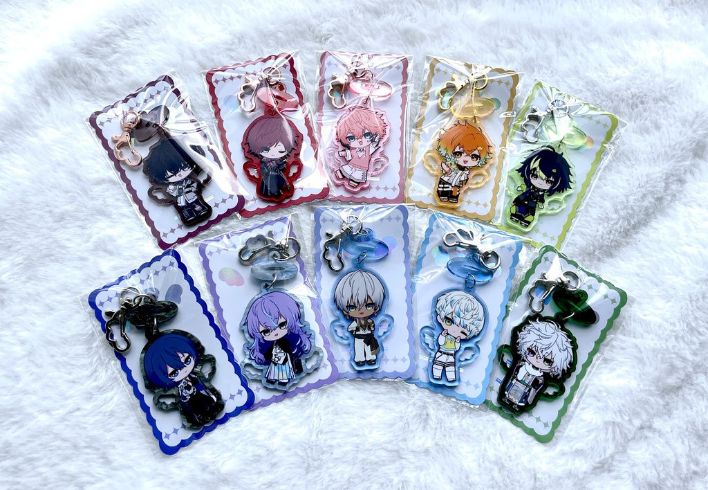 【非公式】天使アクキー&フレークシール【#にじそうさく10】