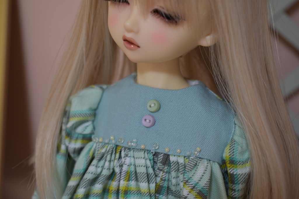 MSD うさ耳帽子のワンピース