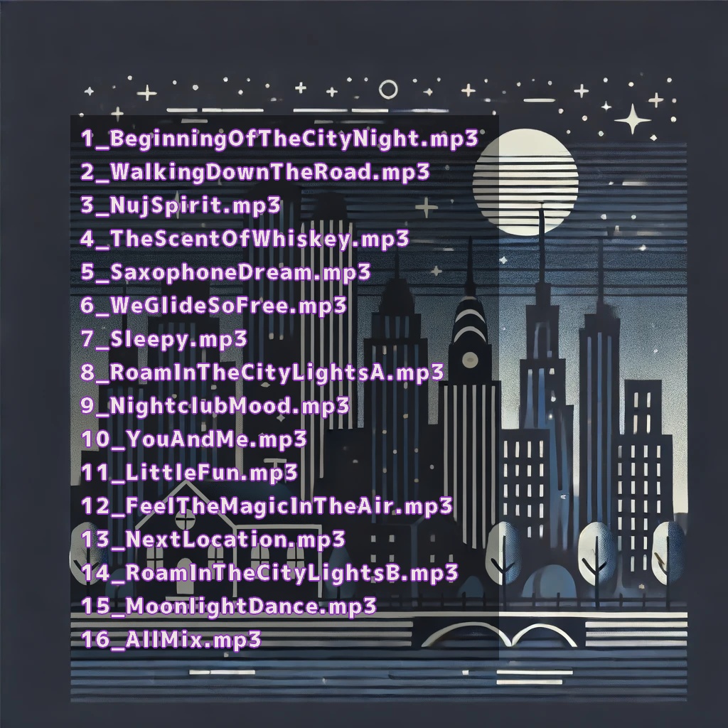 【BGM素材】In the City Light: Chill Night Music🎵