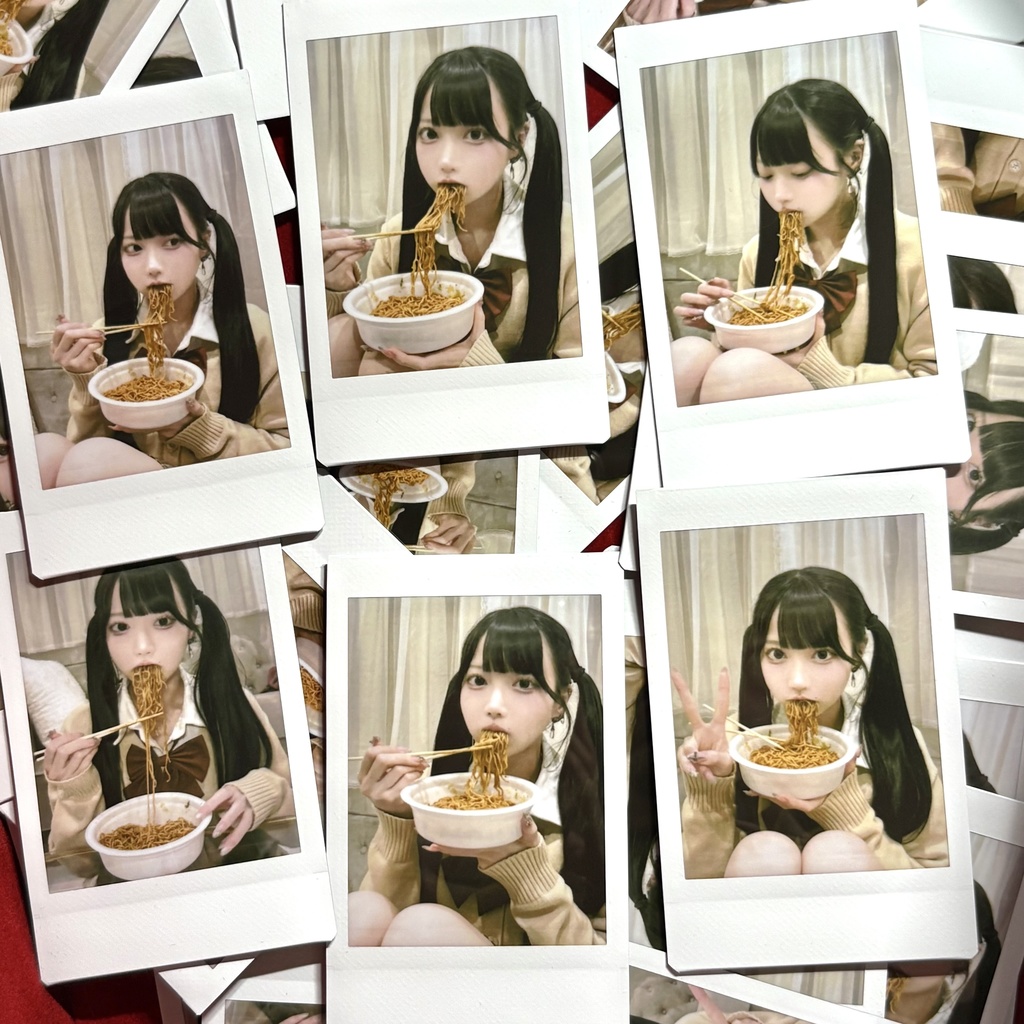 何があっても謝らない協調性に欠けた女の子の完全ランダム落書きチェキ