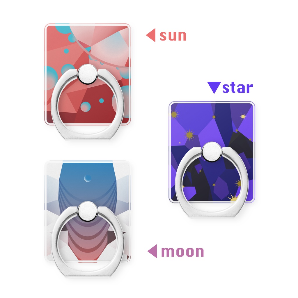 スマホリング【jewelry】【graphical】
