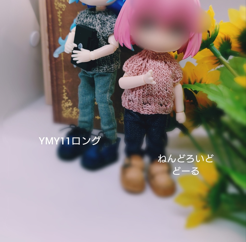 クルーネックホールスリーブ