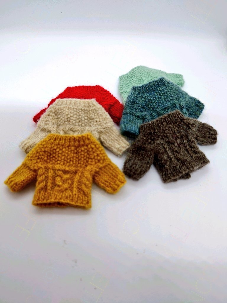 アラン模様ぽこぽこカーディガン